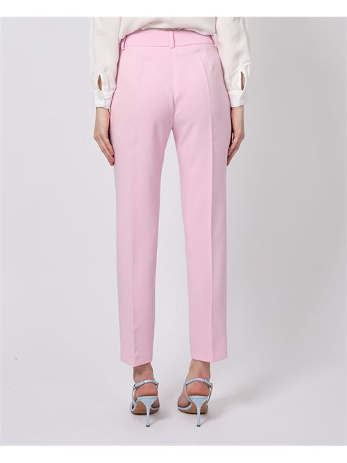 Pantaloni rosa a gamba dritta Mademoiselle du Monde MADEMOISELLE DU MONDE | F448-PA4819PINK